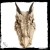 Podstawka na kadzidełko Czaszka Smoka - Draco Skull Incense Holder 24cm